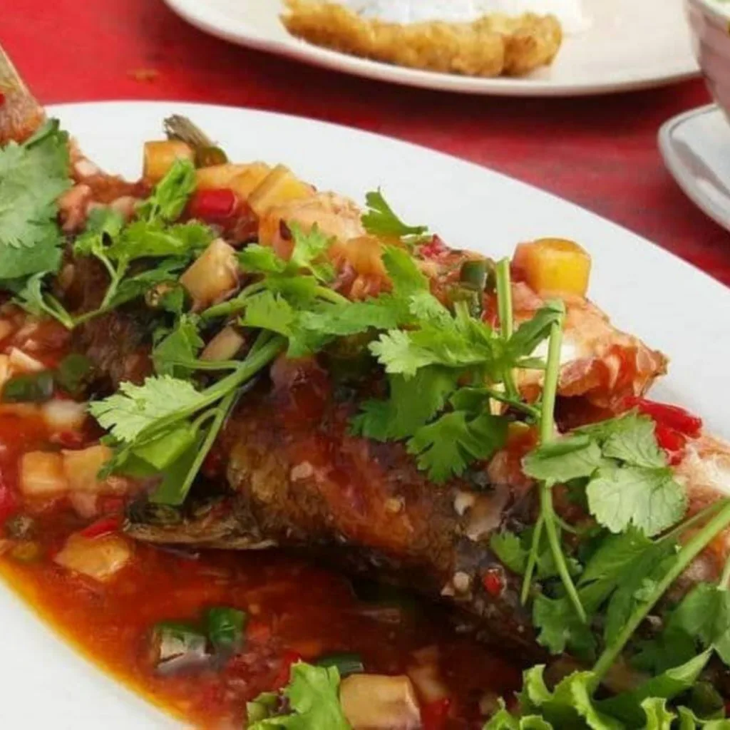 Ikan Siakap Masak Tiga Rasa