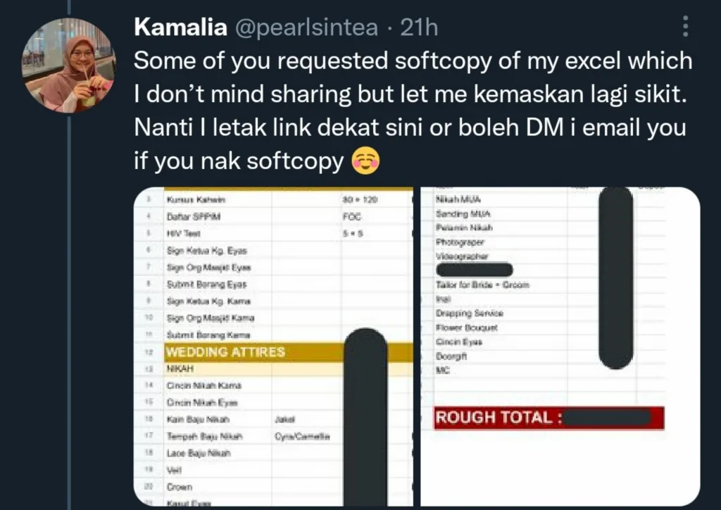 Persiapan Perkahwinan