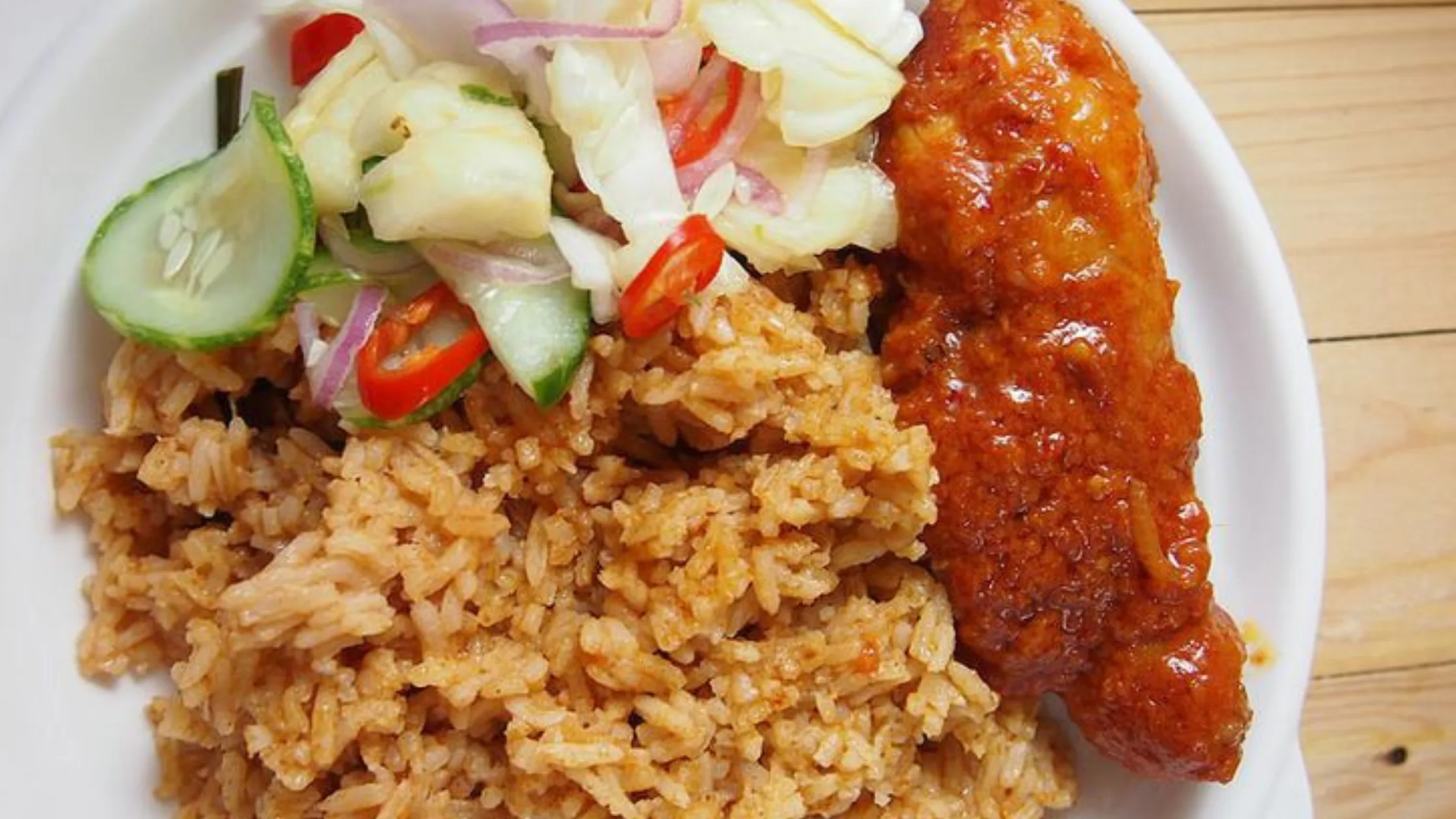 Nasi Tomato Ayam Masak Merah