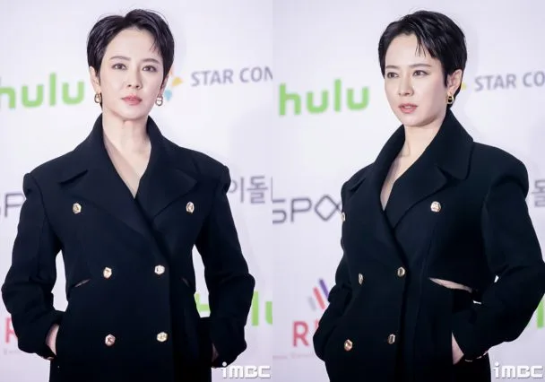 Song Ji Hyo Tampil dengan Rambut Pendek